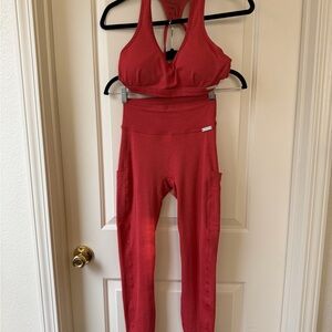 Bombshell Sportswear Coral Activewear Set